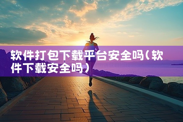 软件打包下载平台安全吗
